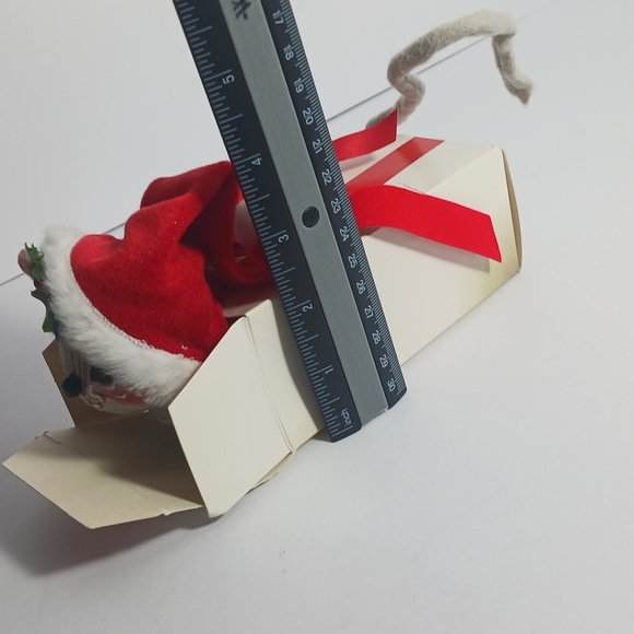 Vintage Annalee Christmas Santa Mouse In A Gift Box Present Figure - Picture 8 of 8